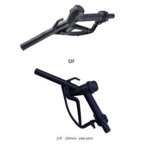 핸드 연료 노즐 PP 바디 건 호스 트리거 25mm/20mm 스트레이트 스파우트 드롭