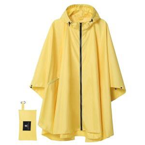 주머니가 성인 유니 레인 방수 레인코트 후드 폰초 사피로즈 여성