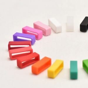 4pcs 실리콘 스트랩 링 12 14 16 17 18 19 20 22 24 26mm 방수 루프 보안 홀더 시계 액세서리 고무 밴드 키