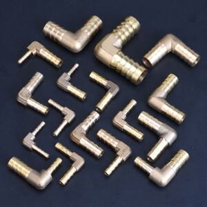 황동 바브 호스 파이프 피팅: 등경감경 엘보 커플링 4mm-25mm - 물 및 공기용 구리 커넥터 튜브 어댑터