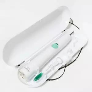 ( )여행용 전동칫솔 케이스 보관함 휴대용 거치대 화이트 함 여행용 휴대용 케이스 칫솔 음파 보관 전동