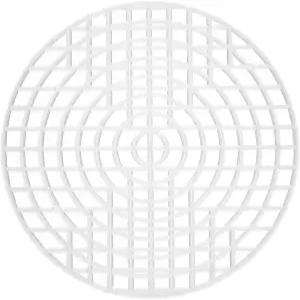 메카닉시티 10pcs 4인치 플라스틱 메쉬 캔버스 시트 4카운트 원형 바늘 포인트 빈 자수 니트 크로셰 아크릴