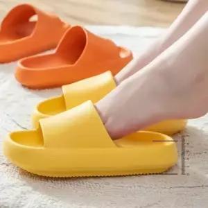 푹신한 층간소음 슬리퍼 미끄럼 무소음 슬리퍼 실내화 거실화