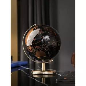 서전 책상 블랙 영문판 사 소품 고급 데스크탑 지구본