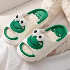 방수 개구리 슬리퍼 동물 실내용 슬리퍼 신혼부부 거실용