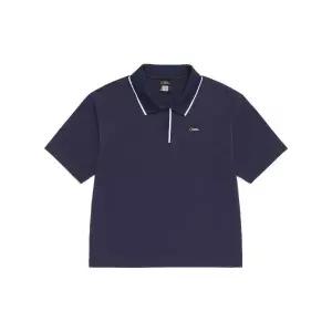 매장정품 내셔널지오그래픽 NATIONALGEOGRAPHIC N262WPL030 여성 피케 변형 반팔 카라 티셔츠 NAVY N262WPL