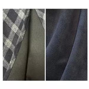 패브릭픽 스커트 여성 모직 빈티지 A라인 체크 정장 HO1