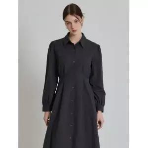[오조크(OZOC)] 셔츠 포켓 원피스 (택가격: 128000원)