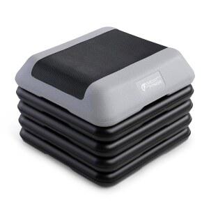 MARCY 16 인치 라이저 고무 방지 에어로빅 표면 조절 운동 색상 스텝 미끄럼 트레이닝 가능한 높이 옵션 다양한 플랫폼