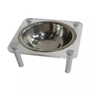 애견 밥그릇 스텐 강아지 투명 중형견 대형견 물그릇
