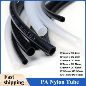 PA6 나일론 튜브 공압 공기 압축기 부드럽고 단단한 고압 오일 파이프 2mm 10mm 1 m 5