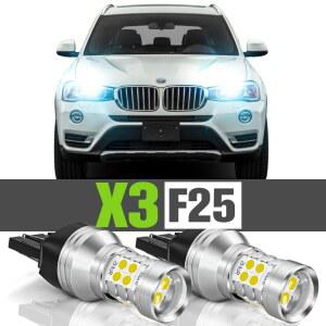 LED 주행등 DRL 액세서리 램프 BMW X3 F25 2010 2011 2012 2013 2014 2015 2016 2017 2x