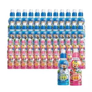 뽀로로 음료 복숭아맛 235ml 24개 밀크 235ml 24개 GST
