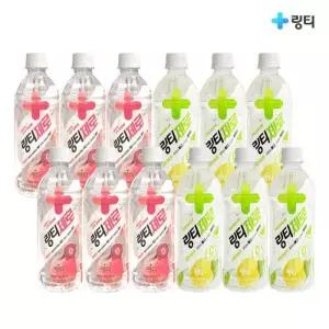 링티 비타민음료 제로 복숭아맛 레몬라임맛 각 6병 GST
