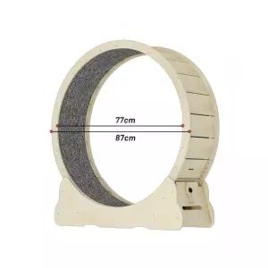 고양이 캣휠 쳇바퀴 무소음 놀이기구 스크래쳐 원목