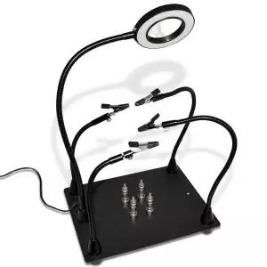 공구 기판 홀더 핸드 유연한 인두 용접 암 PCB 장치 마그네틱 고정 회로 납땜 스탠드