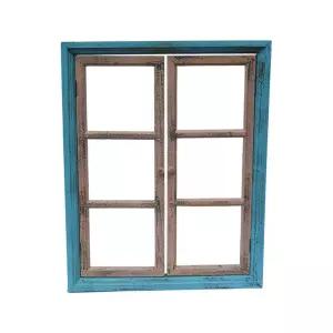 가짜 창문틀 소품 나무 감성 거실 벽걸이 프레임 철제