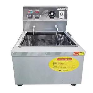 탁상용 전기튀김기 1구 DS-100-1 분식집 치킨 핫도그 튀기는기계