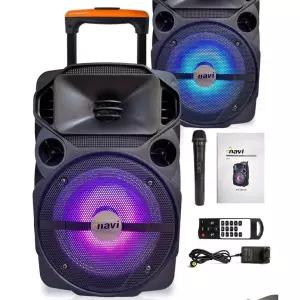 고출력 행사용 설명회 충전식 리시버 앰프내장 블루투스 이동식 엠프 스피커 세트 음향기기-J8