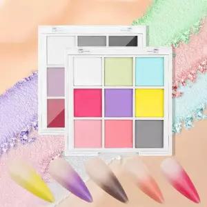 [에스에스_62]압착식 네일파우더 미러파우더 9색 2종