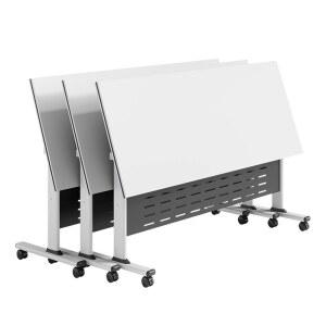 연수원 폴딩데스크 세미나 간이책상 침대용책상 원룸 접이식 수강용책걸상 리프팅테이블