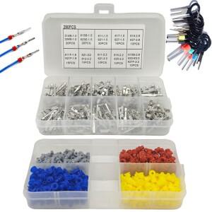 커넥터 핀 압착 단자 자동차 키트 전기 11.51.82.22.83.5mm Atv 와이어 제거 비절연 플매트 카펫 러그 남성