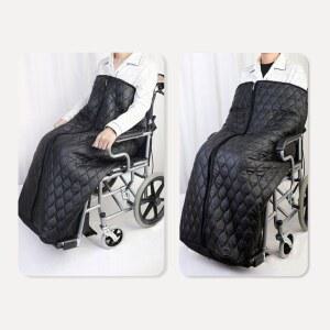 휠체어 전동차 바람막이 덮개 방수 전동차바람막이 검은고양이 보온 보관