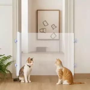 강아지 울타리 펜스 베란다 방묘문 애견 펫도어 가림막 2컬러