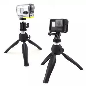 [셀러에이드]액션캠 카메라 미니 삼각대 스탠드 셀카봉 마운트