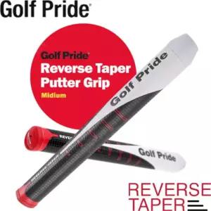 골프프라이드 리버스 테이퍼 레드캡 골프 퍼터그립 라운드 피스톨 플랫 3가지타입