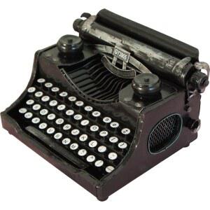 옛날타자기 빈티지 엔틱 영어 인테리어 상품 골동품 화이트카키 클래식 작동가능한 복고