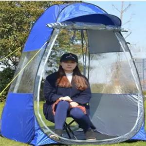 낚시 1인 천막 투명 옥상 접이식 옥상 보온 그늘막