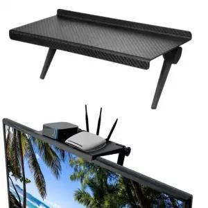 무타공 모니터 TV 상단 선반 셋톱박스 공유기 거치대