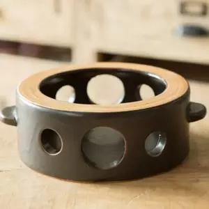 이천도자기 투톤 내열 워머 티포트 푸드워머 다도구 다기 다도