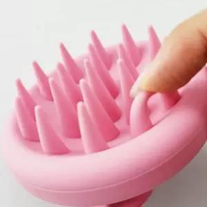 샴푸브러쉬 헤어 두피마사지 헤드 각질제거 케어 기휴대용 간편 관리 솔 마사지