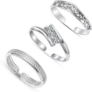 르칼라 925 스털링 실버 오픈 토링 여성용 세트 미니멀리스트 여름 비치 풋 주얼리