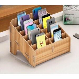 교회 헌금봉투꽂이 십일조 보관함 체리목 기독교 월넛 우드 봉투 12칸 체리나무