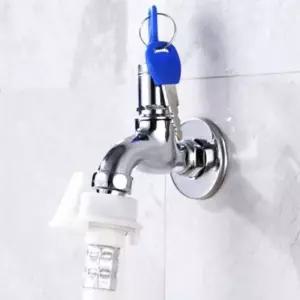 수도꼭지잠금 연결캡 호스 수전 잠금누수방지 잠금열쇠 잠금잠금장치 잠금 자물쇠 세탁기 야외