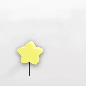 노란 하트 모양 스타 자동차 안테나 토퍼 - 주차장에서 쉽게 찾을 수 있는 차량 볼 외부 액세서리(스타)