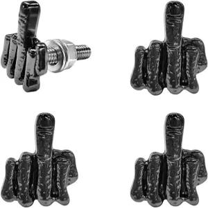 MTRPS 4PCS 번호판 볼트 핑거 스타일 스테인리스 스틸 자동차 태그 프레임 나사 고정 키트 트럭 SUV