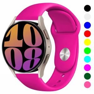 갤럭시 시계 5 프로/6/4/클래식/액티브 2/기어 S3 프론티어 실리콘 팔찌  GT 2/2e/3 프로 밴드용 20mm 스