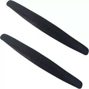 AUXBC 2Pcs 유니버설 자동차 범퍼 가드 스트립 프론트 리어 코너 프로텍터 트림 긁힘 방지 에지 SUV 픽업