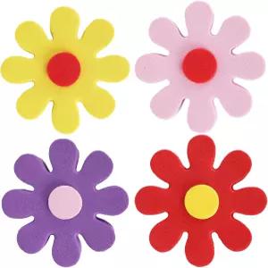 티놀리 4pc 데이지 안테나 토퍼 재미있는 자동차 장식 유니버설 루프 폼 볼 차량용 모자 여성 남성용