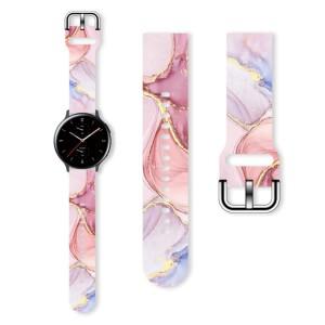 갤럭시 시계 7/6/5 40mm 밴드 교체 가능 팔찌 22mm용 프린트 스트랩 Xiaomi Huawei Amazfit