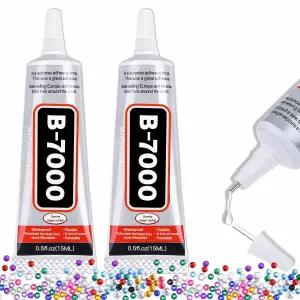 B-7000 주얼리 제작용 공예용 - 15ml/0.5온스 (2팩) 다기능 초강력 라인스톤 공예 의류 신발 패브릭 제작