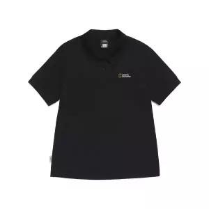 매장정품 내셔널지오그래픽 NATIONALGEOGRAPHIC N262WPL920 여성 카리디 피케 반팔 카라 티셔츠 BLACK N262