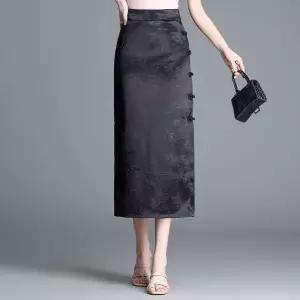 EAMT 여친 치마 봄여름 슬림핏 일자 원포인트 H라인 힙색 EUNG1