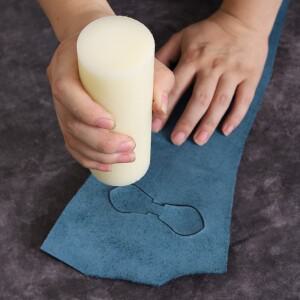 Leathercraft 스트라이킹 도구 - 야채  가죽 다이 커팅용 나일론 망치 및 드리프트 펀치 세트