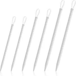 타이섬 6개 실 바늘 세트 큰 눈의 나일론 밧줄 실을 엮는 뜨개질 도구 울 바느질 뜨개질용