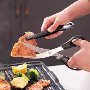 다듬기곡선가위 가정 고기가위 가게용 삼겸살 갈비가위 가정용